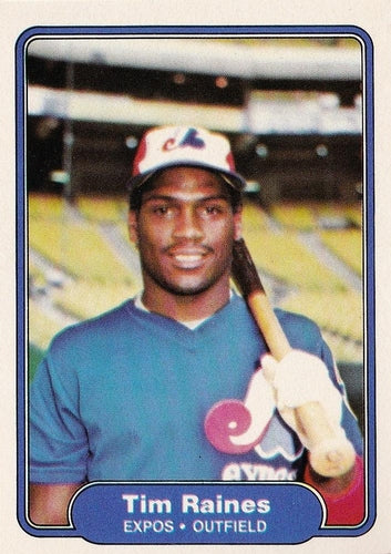 #202 Tim Raines - Montreal Expos - 1982 Fleer Baseball