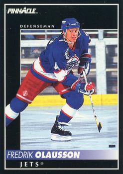 #202 Fredrik Olausson - Winnipeg Jets - 1992-93 Pinnacle Canadian Hockey