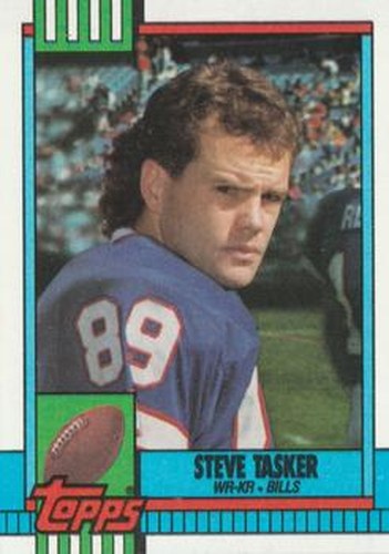 #202 Steve Tasker - Buffalo Bills - 1990 Topps Football