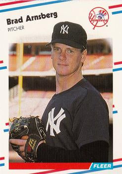 #202 Brad Arnsberg - New York Yankees - 1988 Fleer Baseball