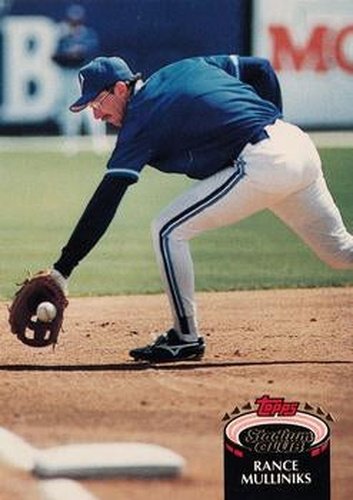 #202 Rance Mulliniks - Toronto Blue Jays - 1992 Stadium Club Baseball