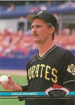 #202 Doug Drabek - Pittsburgh Pirates - 1991 Stadium Club Baseball