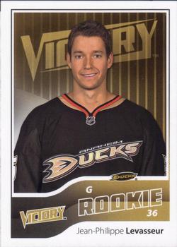 #202 Jean-Philippe Levasseur - Anaheim Ducks - 2011-12 Upper Deck Victory Hockey