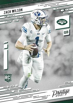#202 Zach Wilson - New York Jets - 2021 Panini Prestige Football