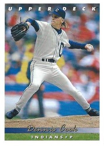 #202 Dennis Cook - Cleveland Indians - 1993 Upper Deck Baseball
