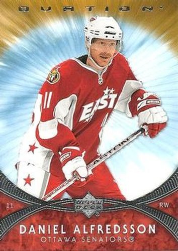 #202 Daniel Alfredsson - Daniel Alfredsson - 2007-08 Upper Deck Ovation Hockey