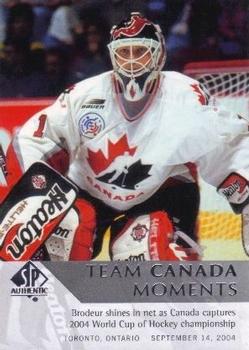 #202 Martin Brodeur - Canada - 2012-13 SP Authentic Hockey