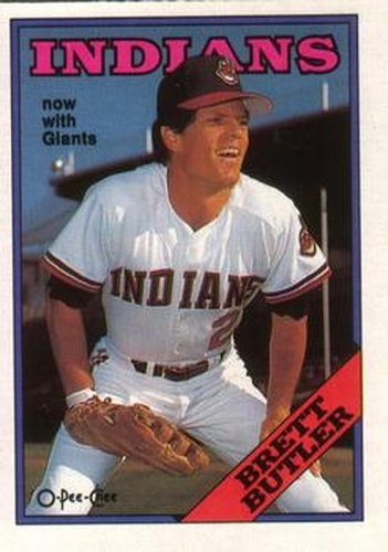 #202 Brett Butler - San Francisco Giants - 1988 O-Pee-Chee Baseball