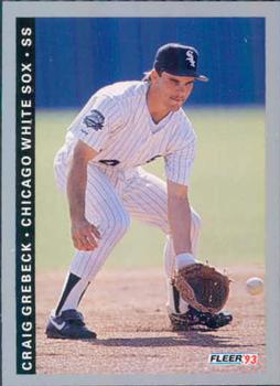 #202 Craig Grebeck - Chicago White Sox - 1993 Fleer Baseball
