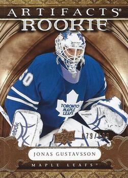 #203 Jonas Gustavsson - Toronto Maple Leafs - 2009-10 Upper Deck Artifacts Hockey