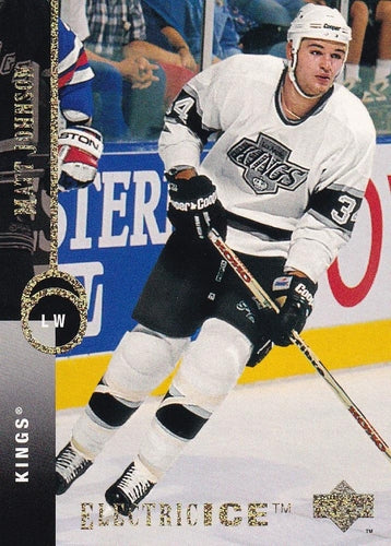 #203 Matt Johnson - Los Angeles Kings - 1994-95 Upper Deck Hockey - Electric Ice