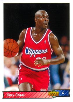 #203 Gary Grant - Los Angeles Clippers - 1992-93 Upper Deck Basketball