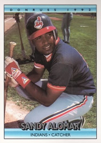 #203 Sandy Alomar Jr. - Cleveland Indians - 1992 Donruss Baseball