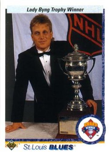 #203 Brett Hull - St. Louis Blues - 1990-91 Upper Deck Hockey