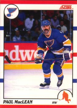 #203 Paul MacLean - St. Louis Blues - 1990-91 Score Canadian Hockey