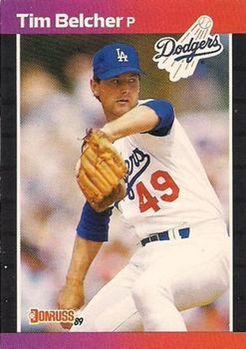 #203 Tim Belcher - Los Angeles Dodgers - 1989 Donruss Baseball