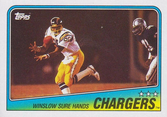 #203 Chargers Team Leaders - Kellen Winslow - San Diego Chargers - 1988 Topps Football