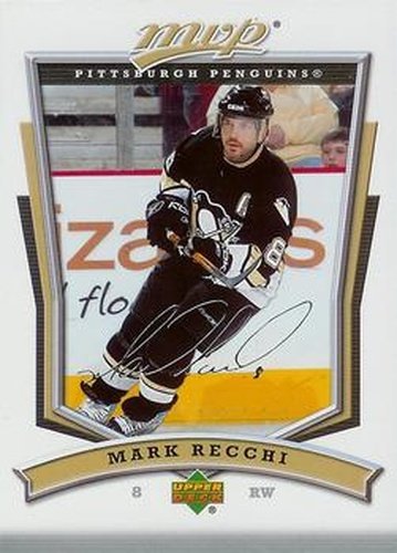 #203 Mark Recchi - Pittsburgh Penguins - 2007-08 Upper Deck MVP Hockey
