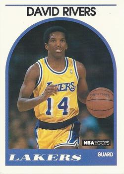#203 David Rivers - Los Angeles Lakers - 1989-90 Hoops Basketball