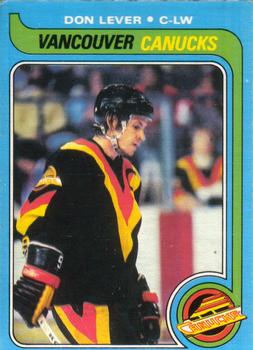#203 Don Lever - Vancouver Canucks - 1979-80 O-Pee-Chee Hockey