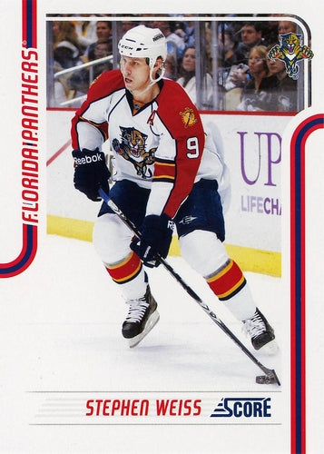 #203 Stephen Weiss - Florida Panthers - 2011-12 Score Hockey