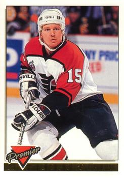 #203 Doug Evans - Philadelphia Flyers - 1993-94 O-Pee-Chee Premier Hockey - Gold