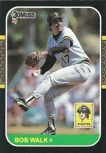 #203 Bob Walk - Pittsburgh Pirates - 1987 Donruss Baseball