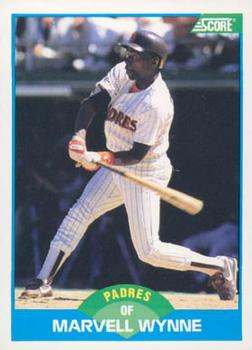 #203 Marvell Wynne - San Diego Padres - 1989 Score Baseball