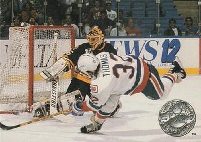 #203 Steve Thomas - New York Islanders - 1991-92 Pro Set Platinum Hockey