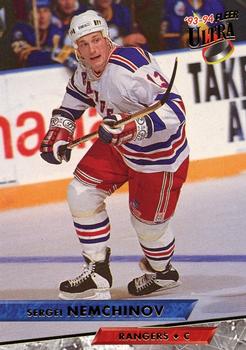 #203 Sergei Nemchinov - New York Rangers - 1993-94 Ultra Hockey
