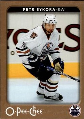 #203 Petr Sykora - Edmonton Oilers - 2006-07 O-Pee-Chee Hockey