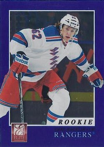 #203 Carl Hagelin - New York Rangers - 2011-12 Panini Elite Hockey