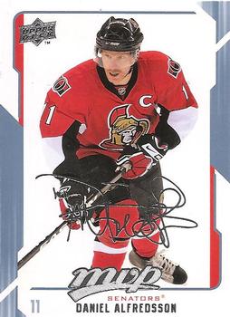 #203 Daniel Alfredsson - Ottawa Senators - 2008-09 Upper Deck MVP Hockey