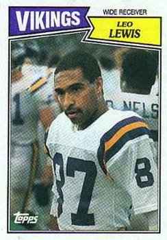#203 Leo Lewis - Minnesota Vikings - 1987 Topps Football