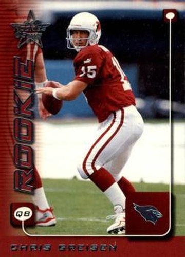 #203 Chris Greisen - Arizona Cardinals - 1999 Leaf Rookies & Stars Football