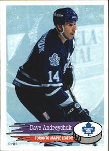 #203 Dave Andreychuk - Toronto Maple Leafs - 1995-96 Panini Hockey Stickers