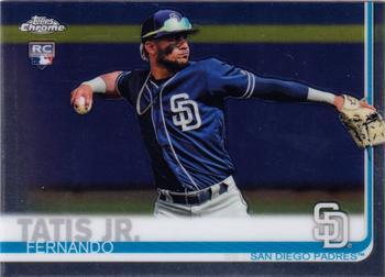 #203 Fernando Tatis Jr. - San Diego Padres - 2019 Topps Chrome Baseball