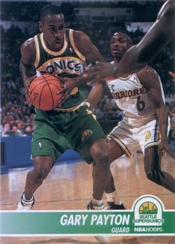 #203 Gary Payton - Seattle SuperSonics - 1994-95 Hoops Basketball