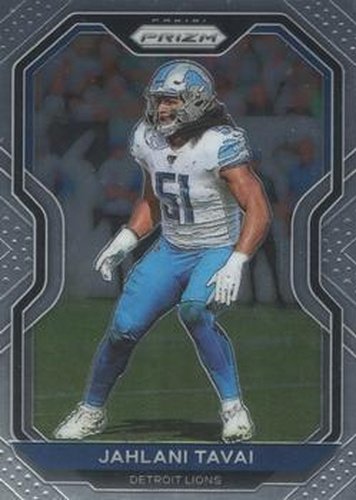 #203 Jahlani Tavai - Detroit Lions - 2020 Panini Prizm Football