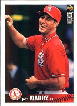 #203 John Mabry - St. Louis Cardinals - 1997 Collector's Choice Baseball