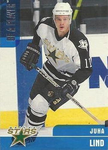 #203 Juha Lind - Dallas Stars - 1999-00 Be a Player Memorabilia Hockey