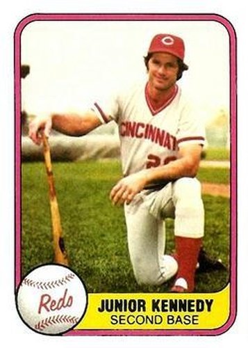#203 Junior Kennedy - Cincinnati Reds - 1981 Fleer Baseball