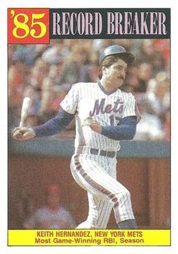 #203 Keith Hernandez - New York Mets - 1986 Topps Baseball