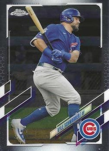 #203 Kyle Schwarber - Chicago Cubs - 2021 Topps Chrome Baseball