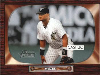 #203 Luis Castillo - Florida Marlins - 2004 Bowman Heritage Baseball