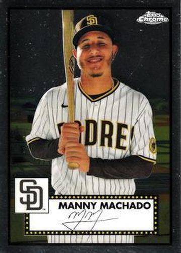#203 Manny Machado - San Diego Padres - 2021 Topps Chrome Platinum Anniversary Baseball