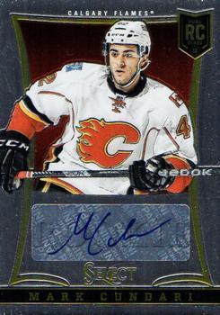 #203 Mark Cundari - Calgary Flames - 2013-14 Panini Select Hockey