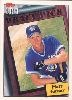 #203 Matt Farner - Toronto Blue Jays - 1994 Topps Baseball