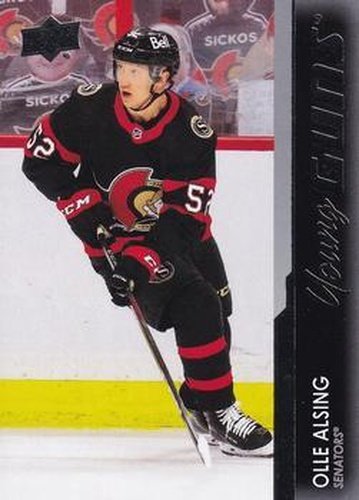 #203 Olle Alsing - Ottawa Senators - 2021-22 Upper Deck Hockey