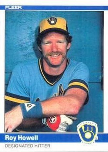 #203 Roy Howell - Milwaukee Brewers - 1984 Fleer Baseball